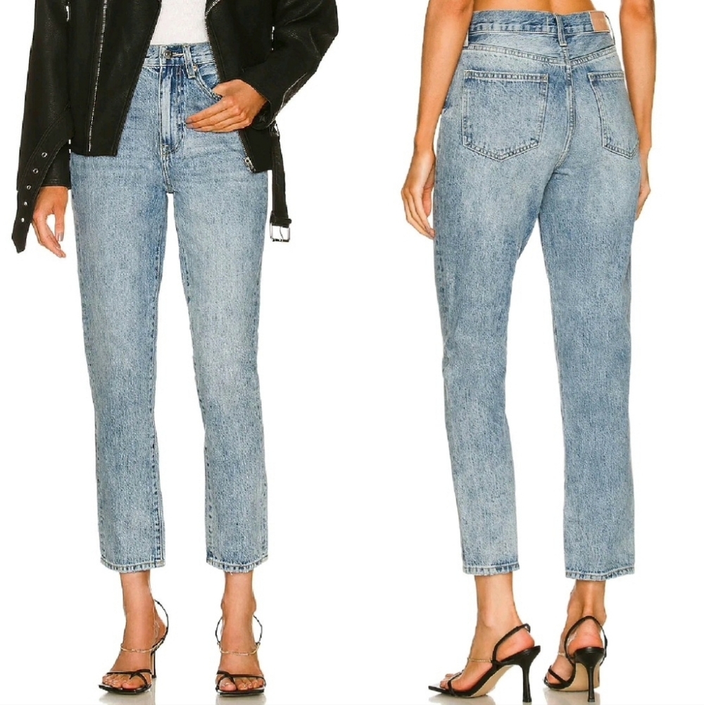 Pistola Keaton High Rise Straight Slim Ankle Jeans Sz 29 Playday Wash